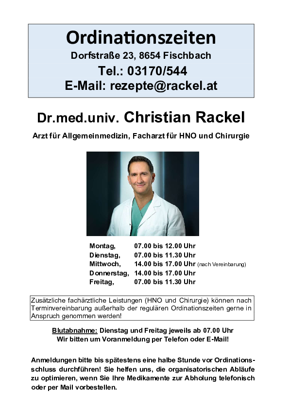 Hausarzt Dr. Rackel